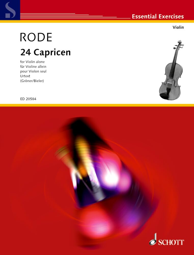 24 Caprices: en forme d'études, dans les 24 tons de la gamme. violin.