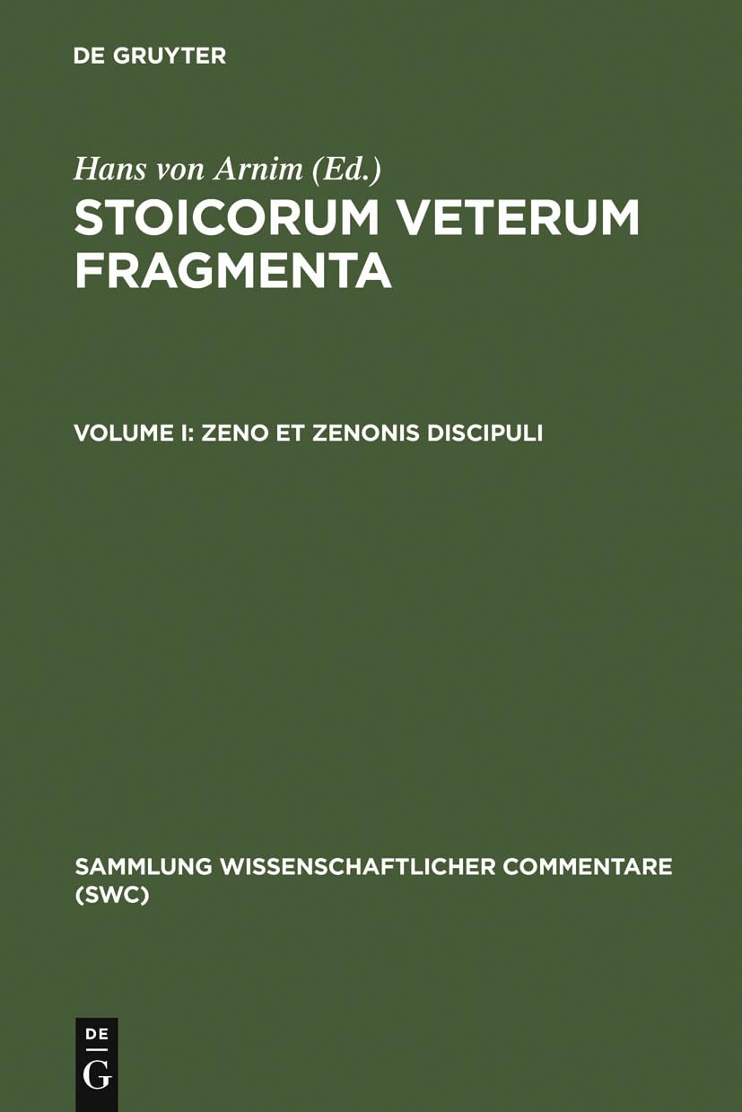 Zeno et Zenonis discipuli (Sammlung wissenschaftlicher Commentare (SWC)) (Ancient Greek Edition)