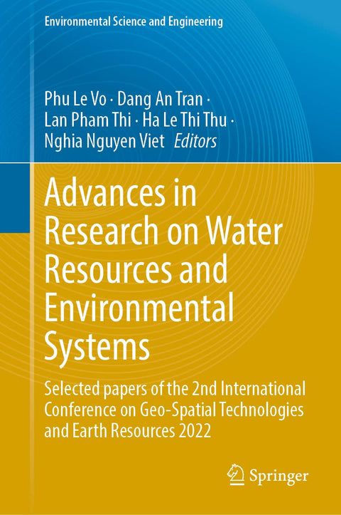 Advances in Research on Water Resources and Environmental Systems: Selected papers of the 2nd International Conference o