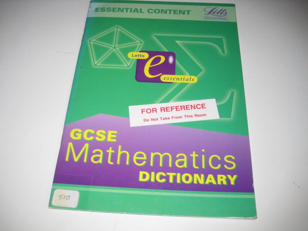 GCSE Maths Dictionary (GCSE Essentials)