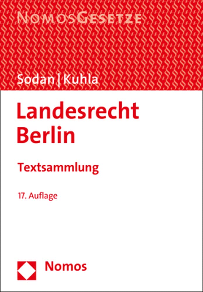Landesrecht Berlin: Textsammlung (German Edition)