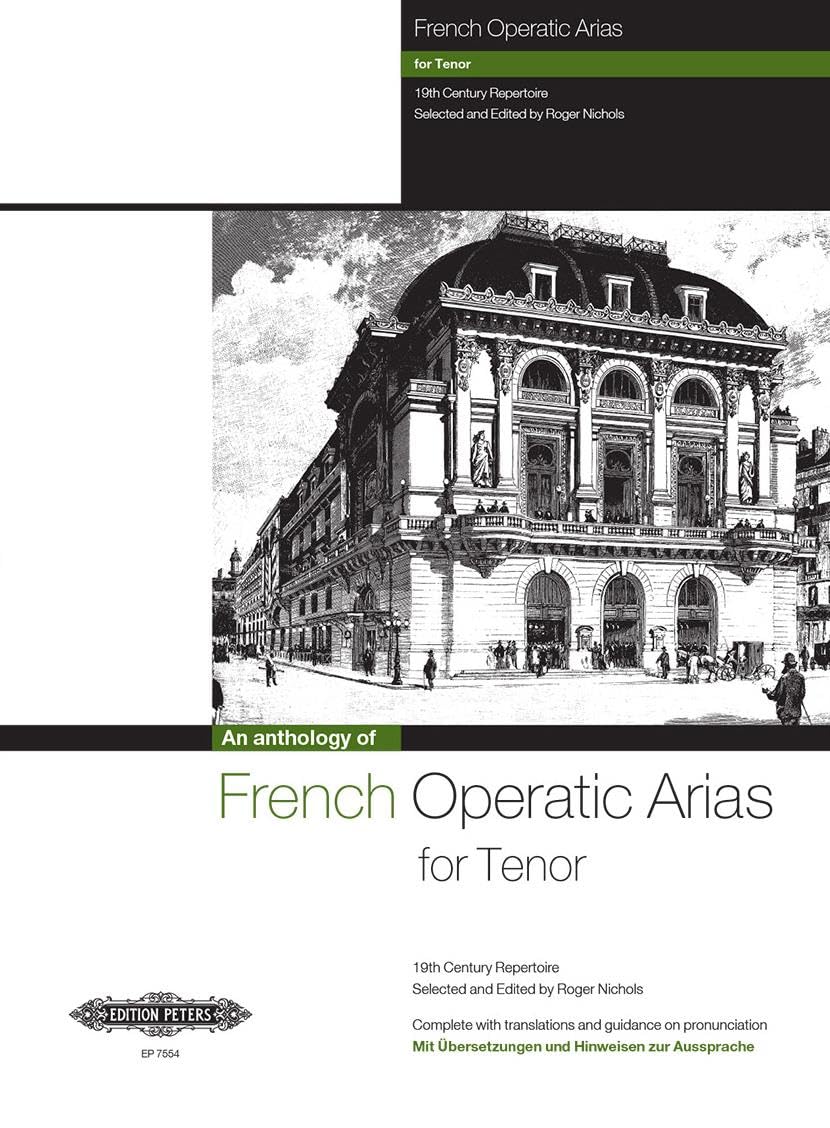 French Operatic Arias For Tenor (Edition Peters)