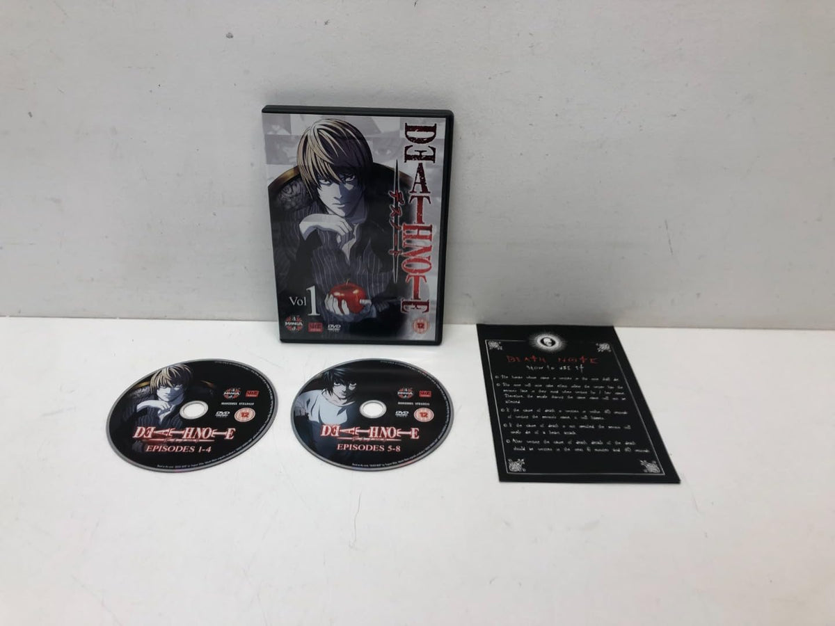 Death Note - Volume 1 (Episodes 1-8) [DVD]