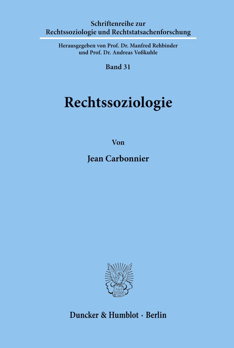 Rechtssoziologie. (Schriftenreihe Zur Rechtssoziologie Und Rechtstatsachenforsc) (German Edition)