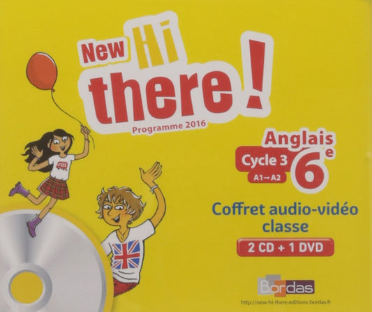 New Hi there ! Anglais 6e 2017 Matériel audio video collectif