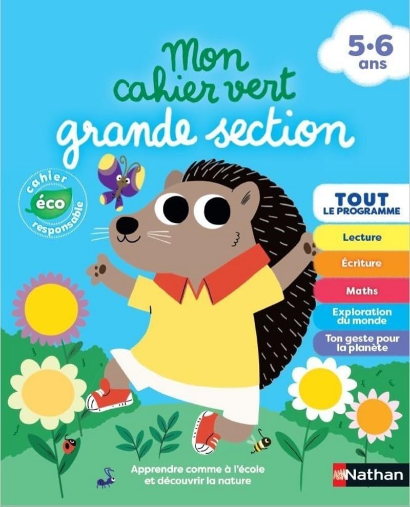 Mon cahier vert Grande section