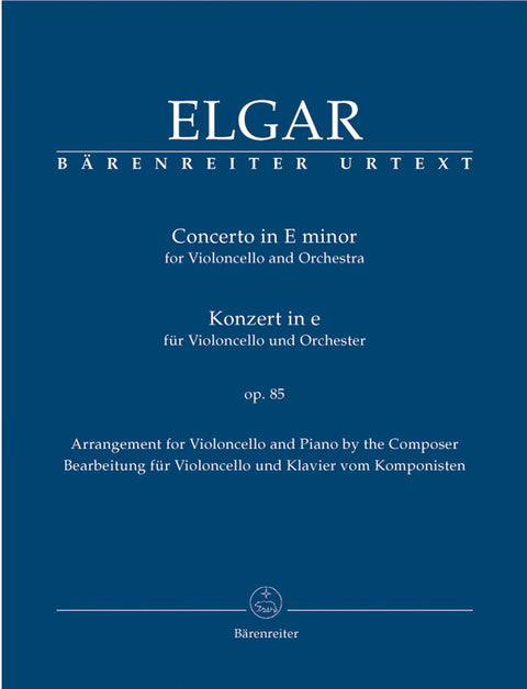 Concerto for Cello in E minor Op.85 (Cello & Piano)