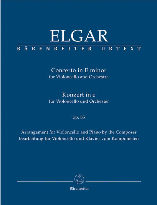 Concerto for Cello in E minor Op.85 (Cello & Piano)