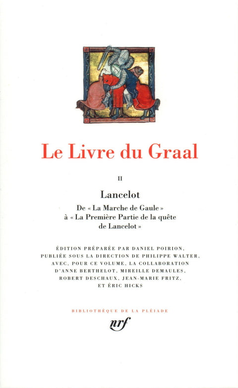 Le Livre Du Graal tome 2 [Bibliotheque de la Pleiade] (French Edition)