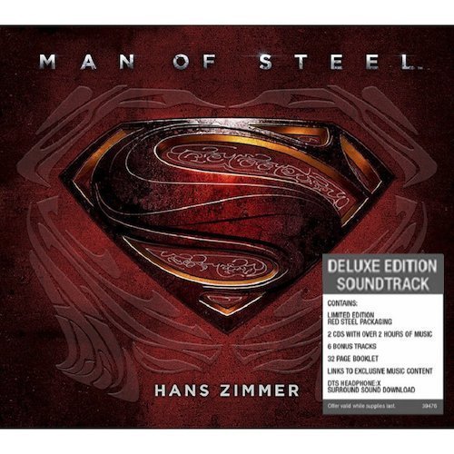 Man of Steel: Original Motion Picture Soundtrack (Limited Deluxe Edition in Red Steel Packaging) by Zimmer, Hans [Music CD] by Hans Zimmer (2013-05-04