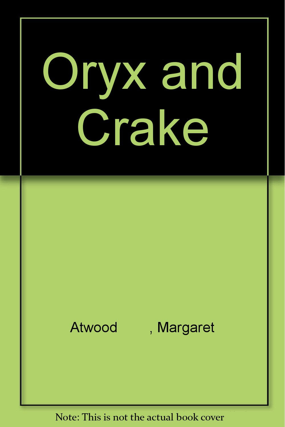 Oryx and Crake