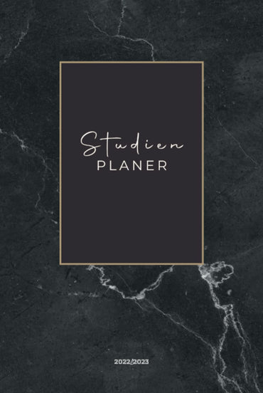 Studienplaner 2022/2023: Semesterplaner mit To-Do und Notenlisten, Wochenplaner, Monatskalender, Vorlesungsplan uvm. (Ha