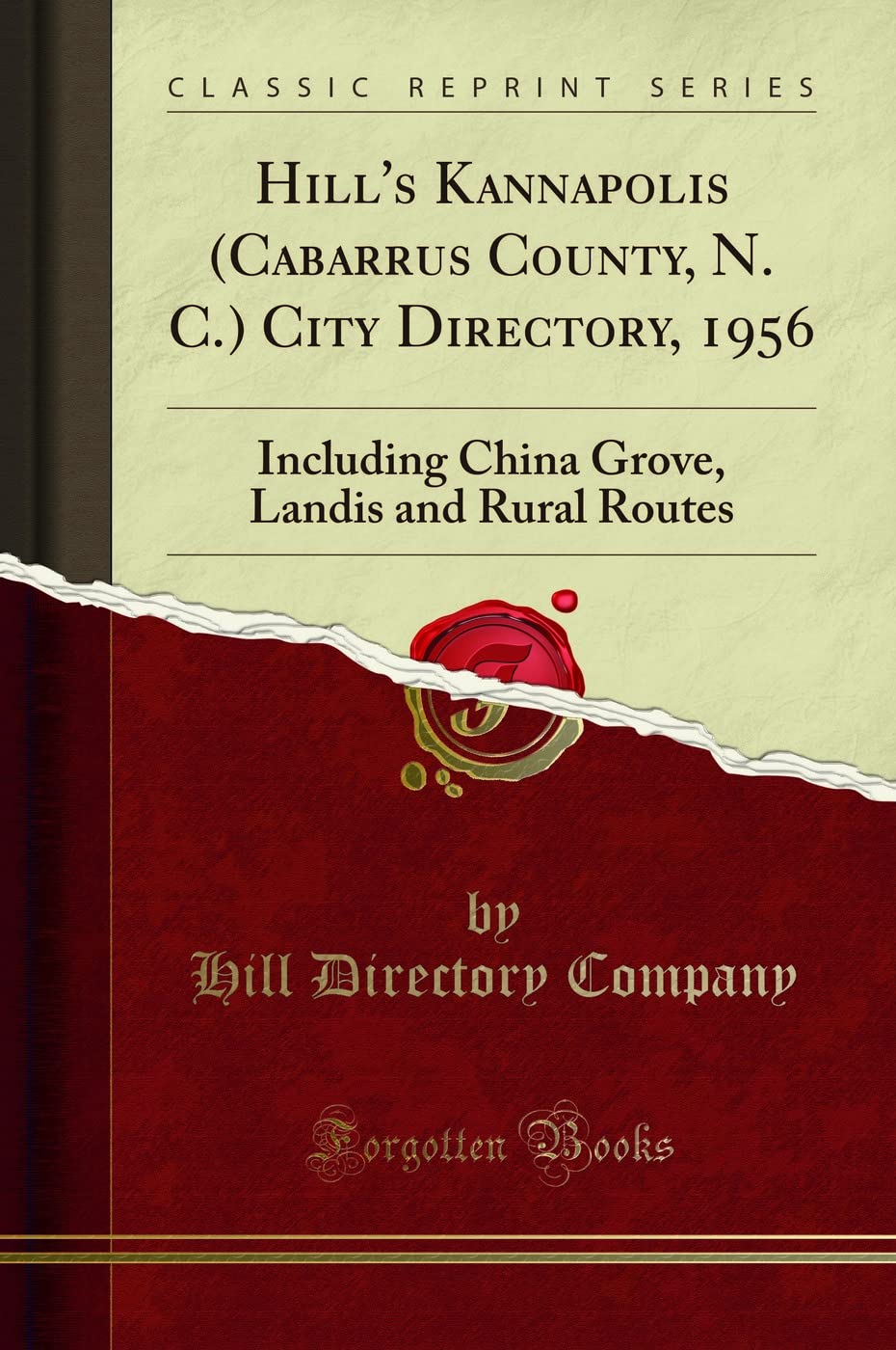 Hill's Kannapolis (Cabarrus County, N. C.) City Directory, 1956