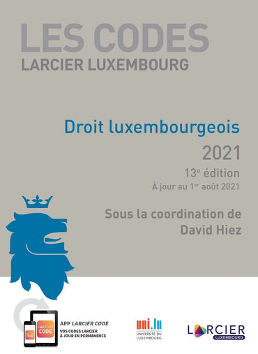 Code Droit luxembourgeois 2021