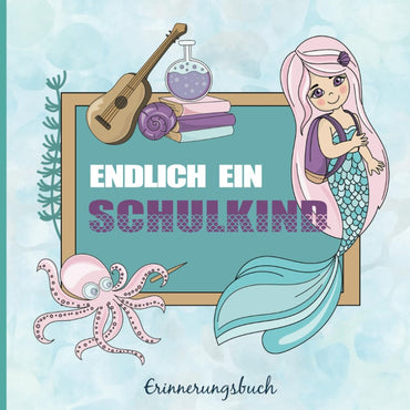 Einschulung Erinnerungsbuch: Geschenk zum Schulanfang ein Gästebuch zur Einschulung Mädchen das Eintragbuch und Erinneru