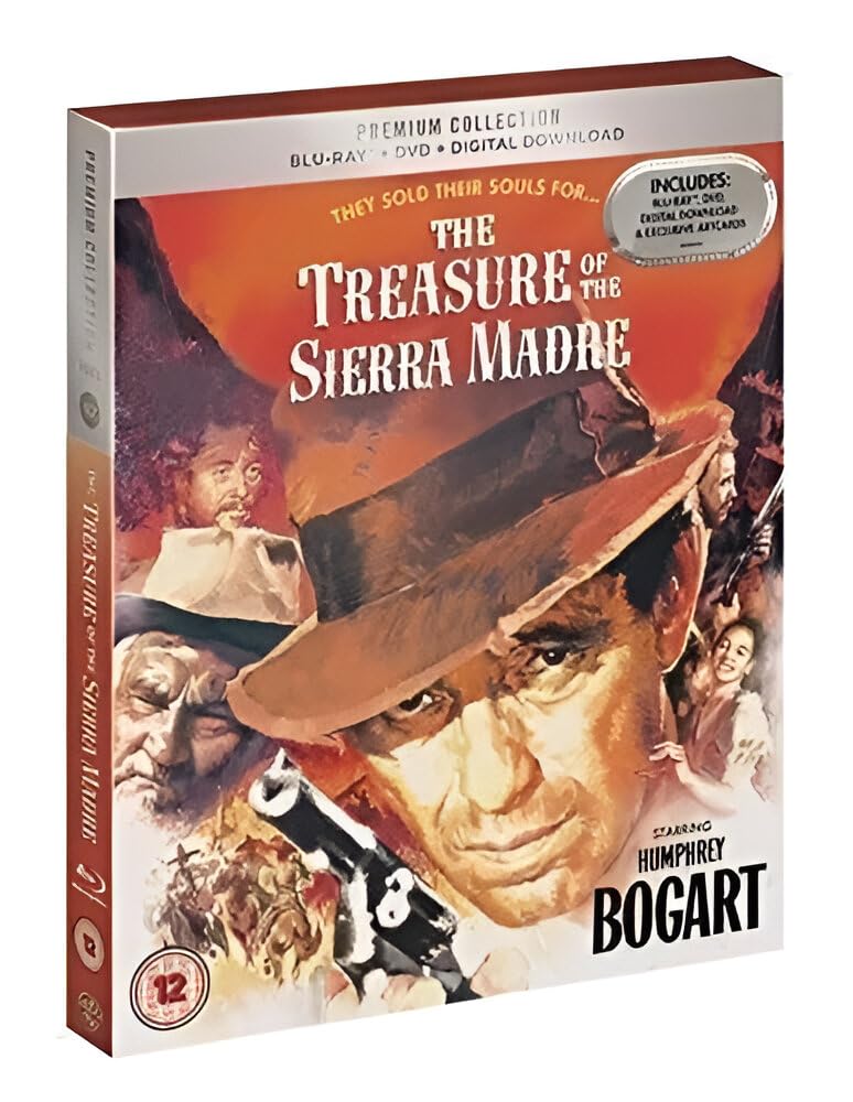 The Treasure Of Sierra Madre Slipcased Edition Blu Ray + DVD + Art Cards + Digital Download/Blu Ray