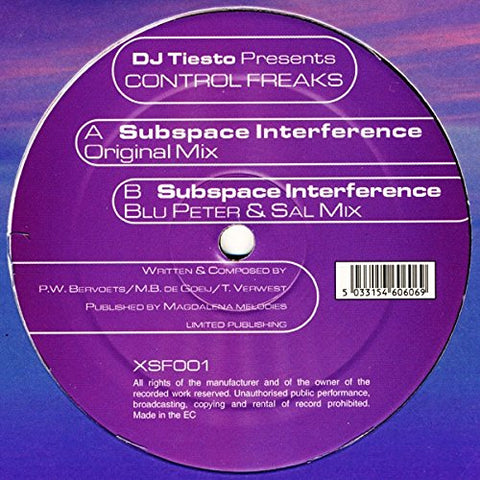 DJ Tiesto / Control Freaks