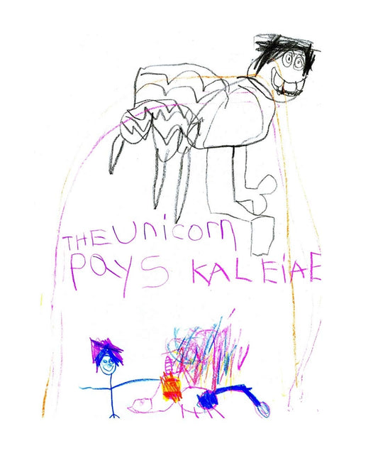 The Unicorn Pays: My First Book, Written and Illustrated by Kaleia E, Copyright December 1_ 2015