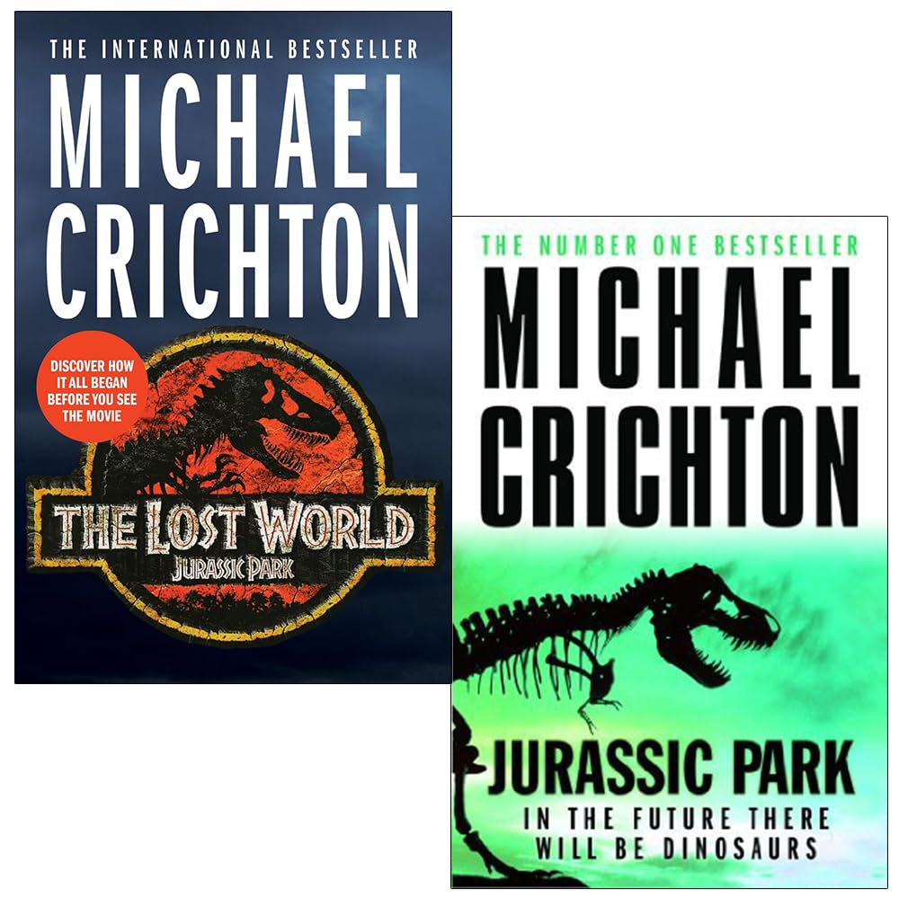 Jurassic Park, The Lost World: Jurassic Park Collection 2 Books Set by Michael Crichton
