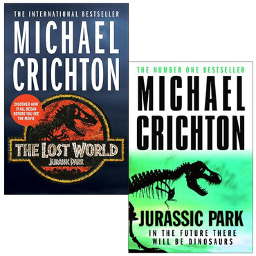 Jurassic Park, The Lost World: Jurassic Park Collection 2 Books Set by Michael Crichton