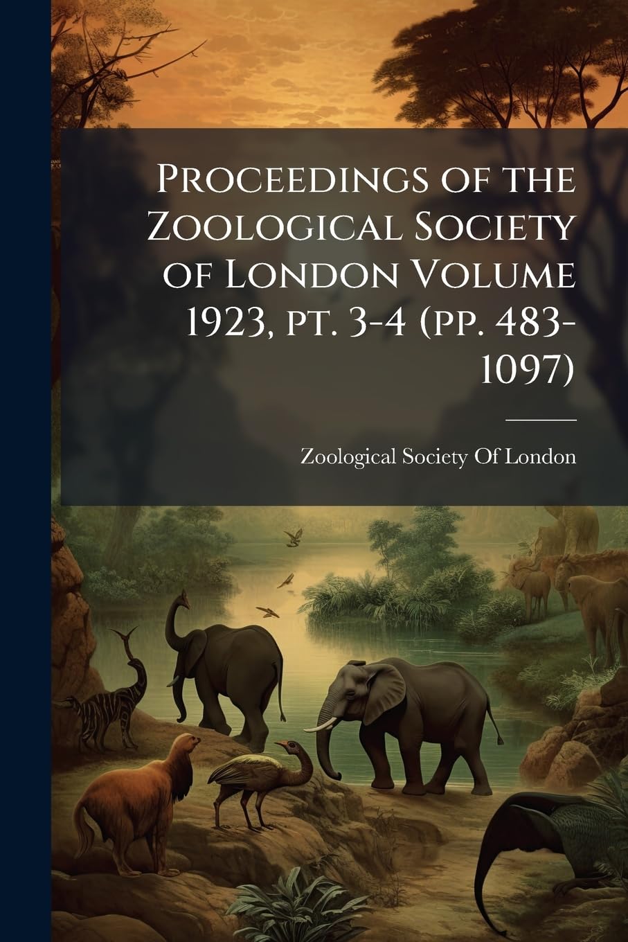Proceedings of the Zoological Society of London Volume 1923, pt. 3-4 (pp. 483-1097)