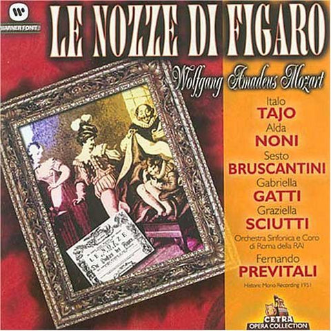 Mozart: Le Nozze di Figaro (Previtali, Roma 1951 / Tajo, Noni, Gatti, Bruscantini)