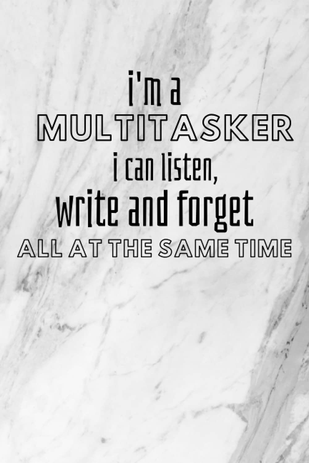 Multitasker: College Ruled Blank Lined Composition Notebook Journal