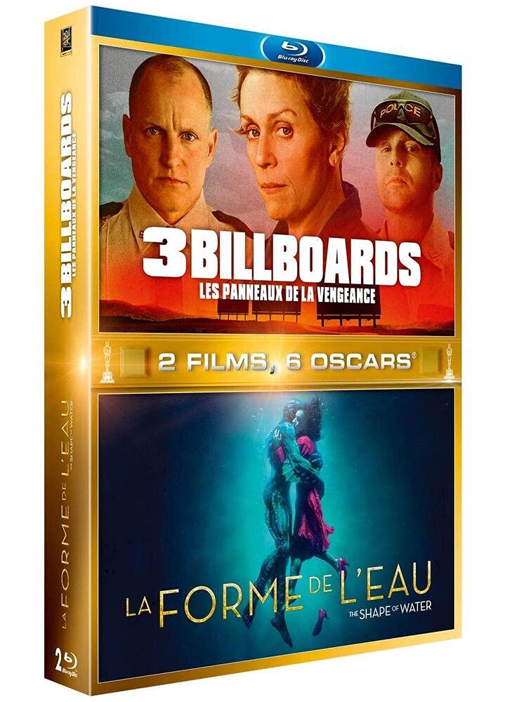Three Billboards Outside Ebbing, Missouri + The Shape of Water [2Blu-Ray] (English audio. English subtitles)