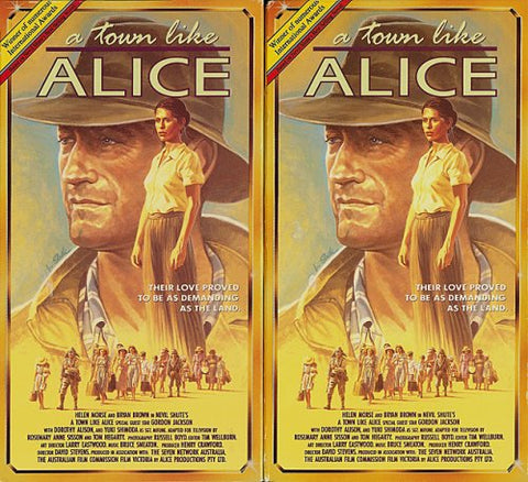 A TOWN LIKE ALICE: PART 1 and PART 2 [ Set of 2 Tapes - High Quality SP MODE ]
