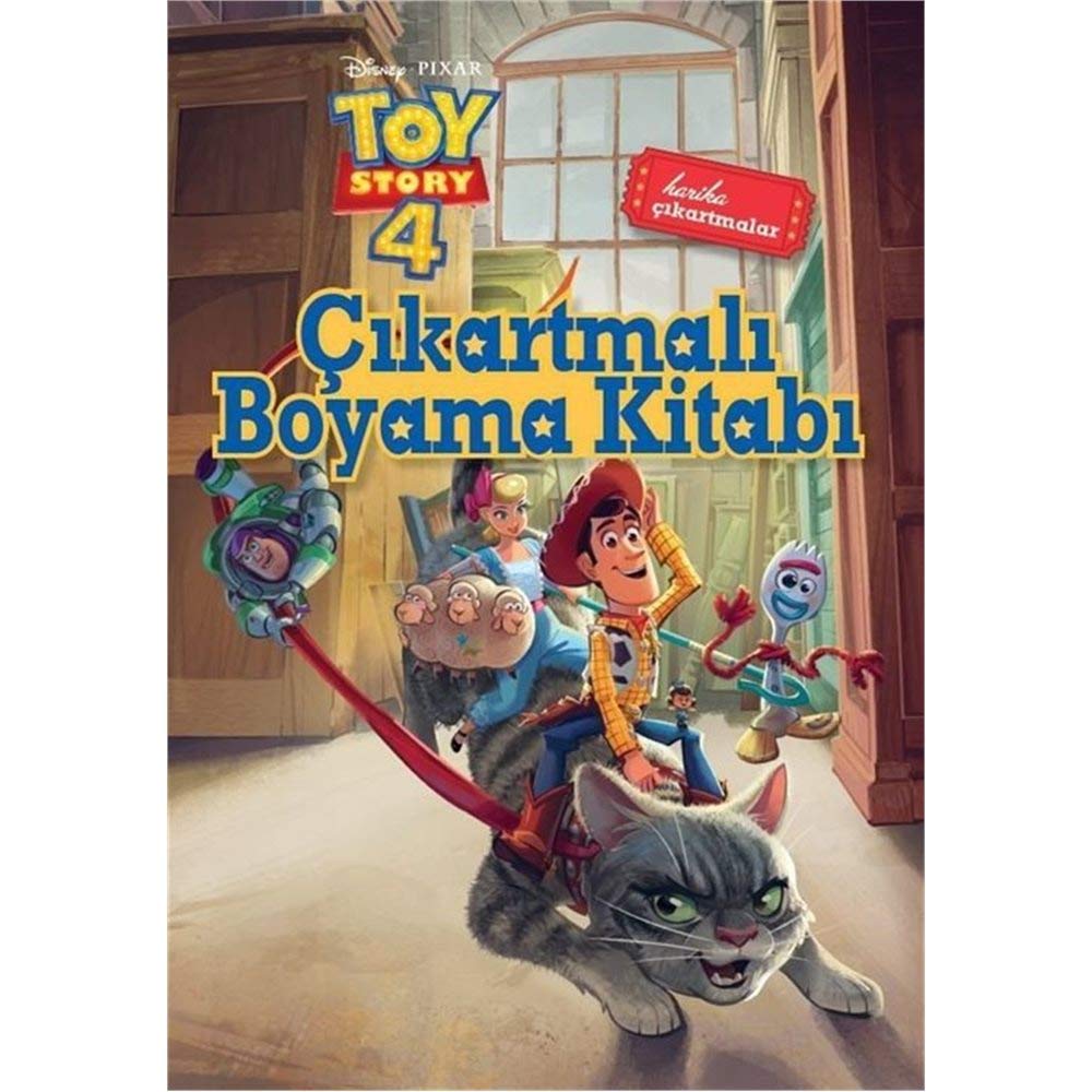 Dısney Toy Story 4 - Çıkartmalı Boyama Kitabı: Harika Çıkartmalar (Turkish Edition)