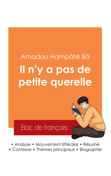 Réussir son Bac de français 2025 : Analyse du recueil Il n'y a pas de petite querelle de Amadou Hampâté Bâ