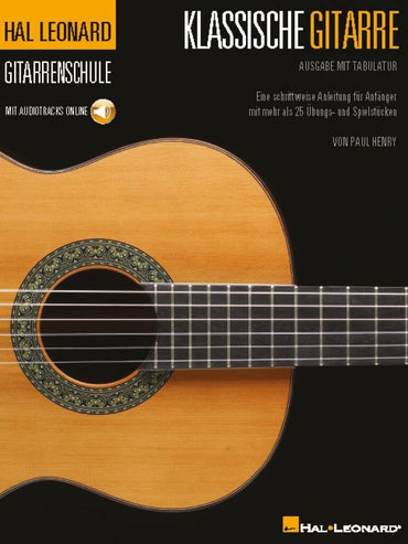Hal Léonard Schule Fur Klassische Gitarre Guitare+Enregistrements Online