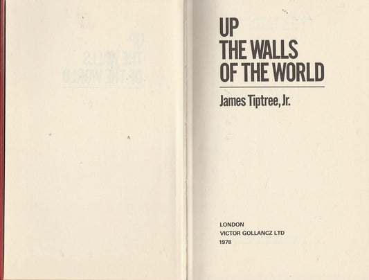 Up the Walls of the World