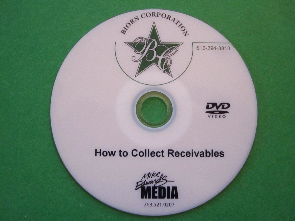 How to Collect Receivables DVD (Manual INCLUDED)