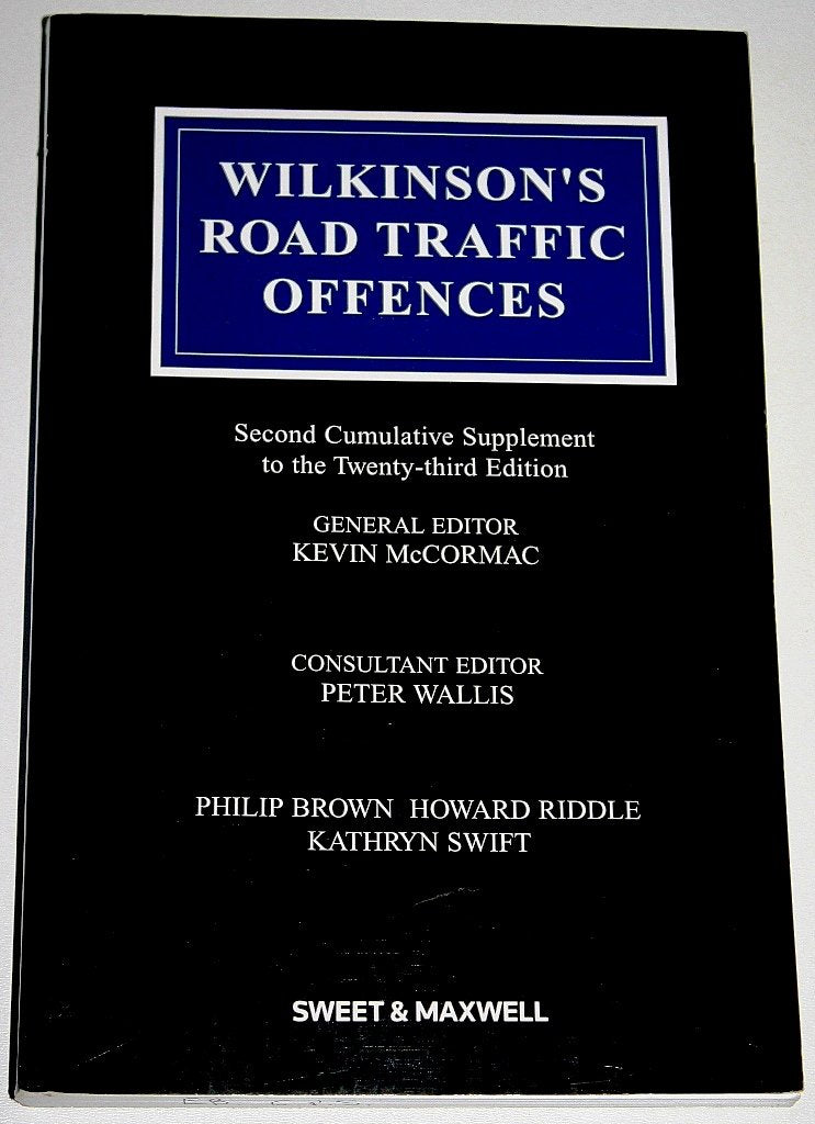 Wilkinson's Road Traffic Offences