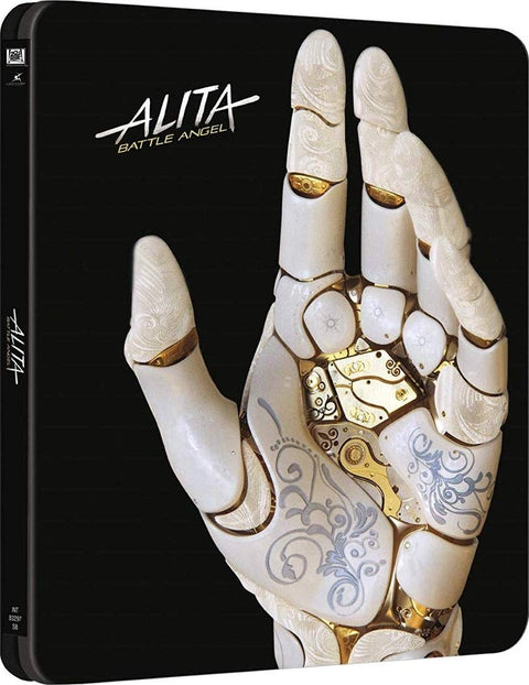 Alita: Battle Angel Limited Edition Steelbook (3D Blu-Ray + 4K Ultra HD + Blu-Ray + Digital Code)