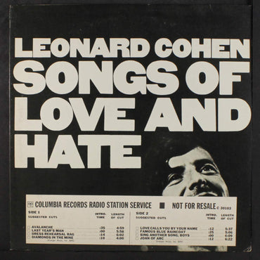 Songs of Love & Hate [Vinyl]