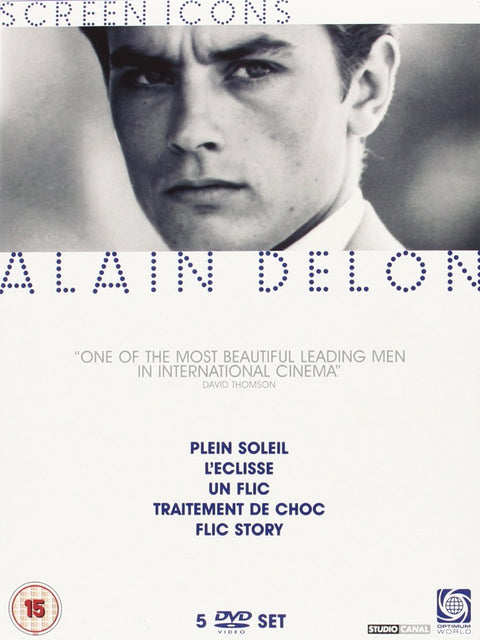 Alain Delon Collection - 5-DVD Box Set ( Plein soleil / L'eclisse / Un flic / Traitement de choc / Flic Story ) ( Purple