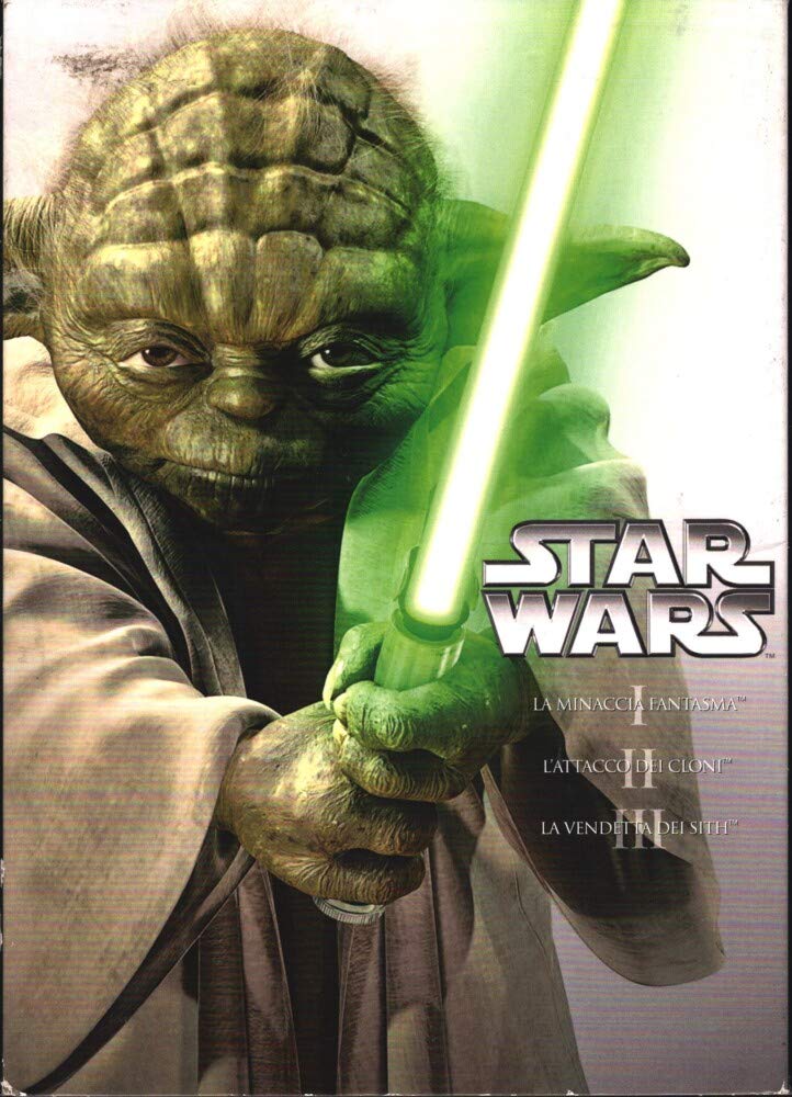 star wars - prequel trilogy (3 dvd) box set dvd Italian Import