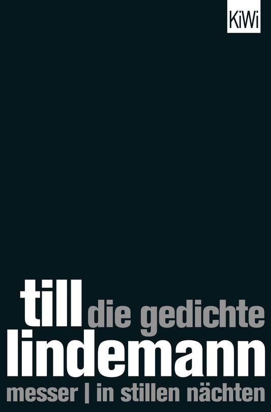 Die Gedichte: Messer. In stillen Nächten