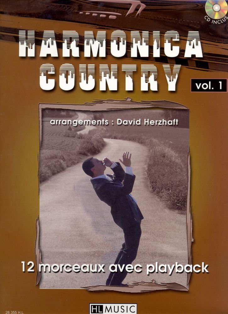HARMONICA COUNTRY VOL.1 + CD --- HARMONICA