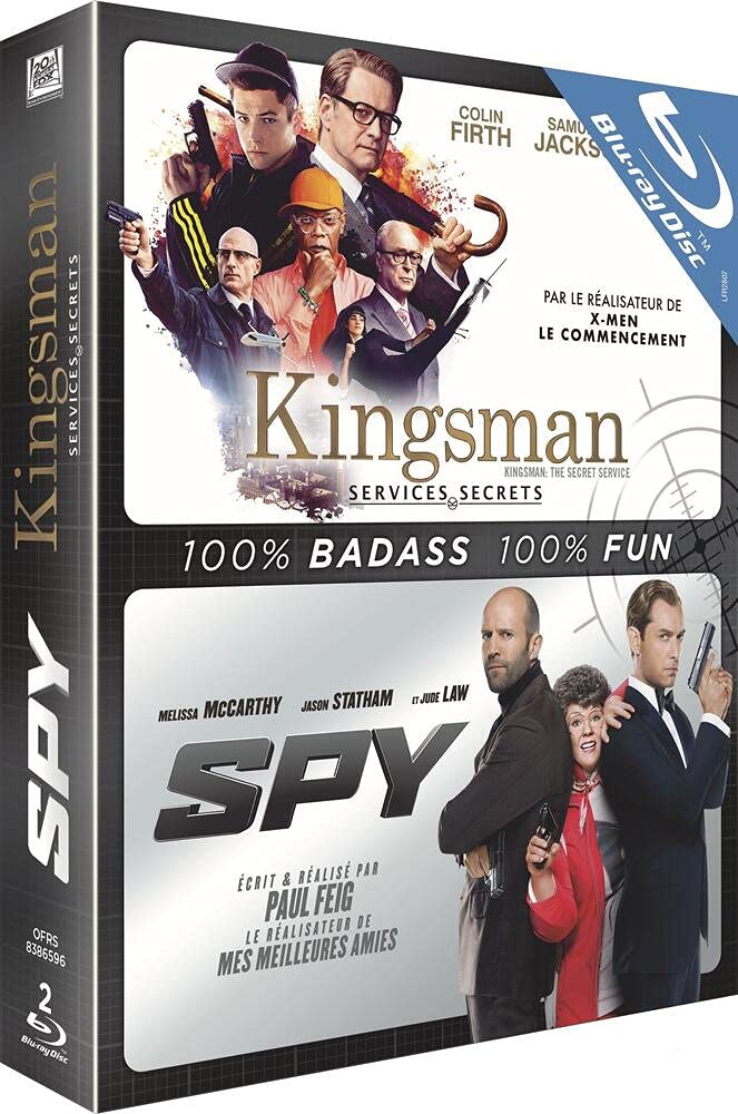 Kingsman + Spy - Coffret 2 Films [Blu-ray]