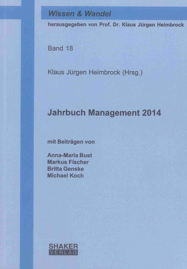 Jahrbuch Management 2014