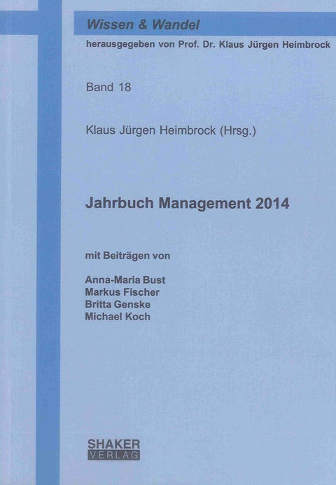 Jahrbuch Management 2014