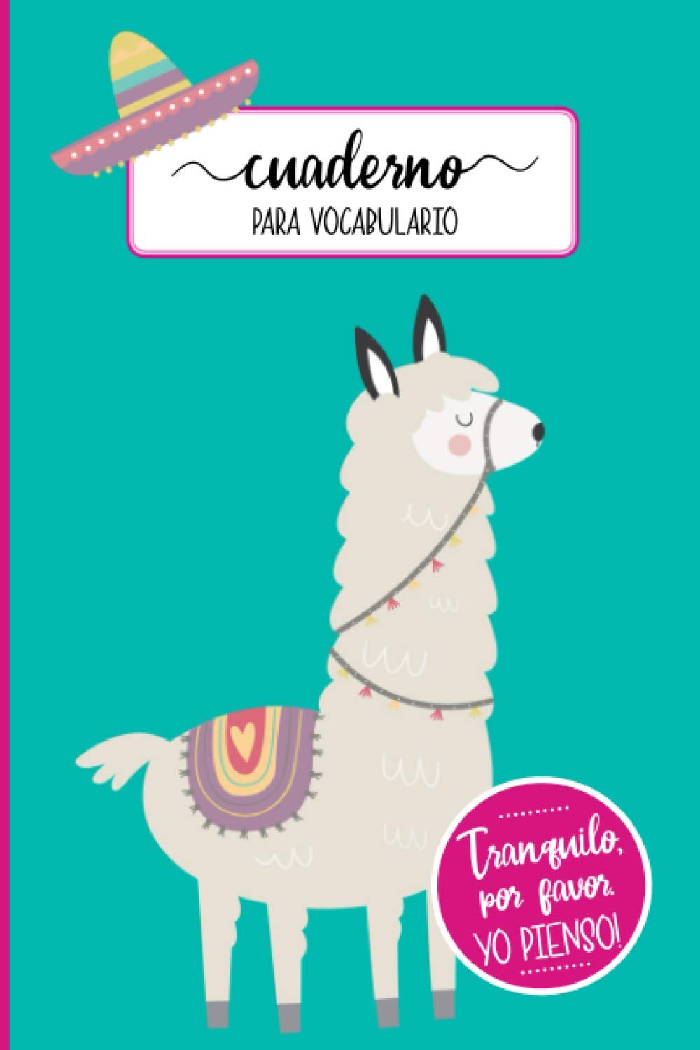 Libro de vocabulario español Lama | aprender vocabulario: Cuaderno de ejercicios y vocabulario para niños, 112 páginas (