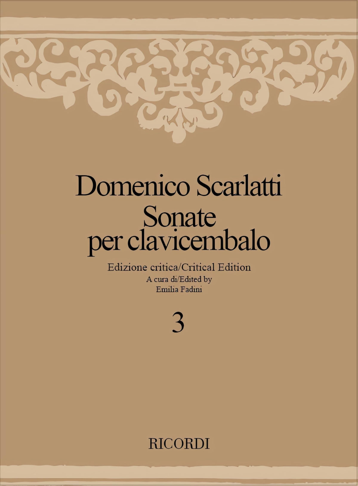 SONATE PER CLAVICEMBALO - VOLUME 3 CLAVECIN