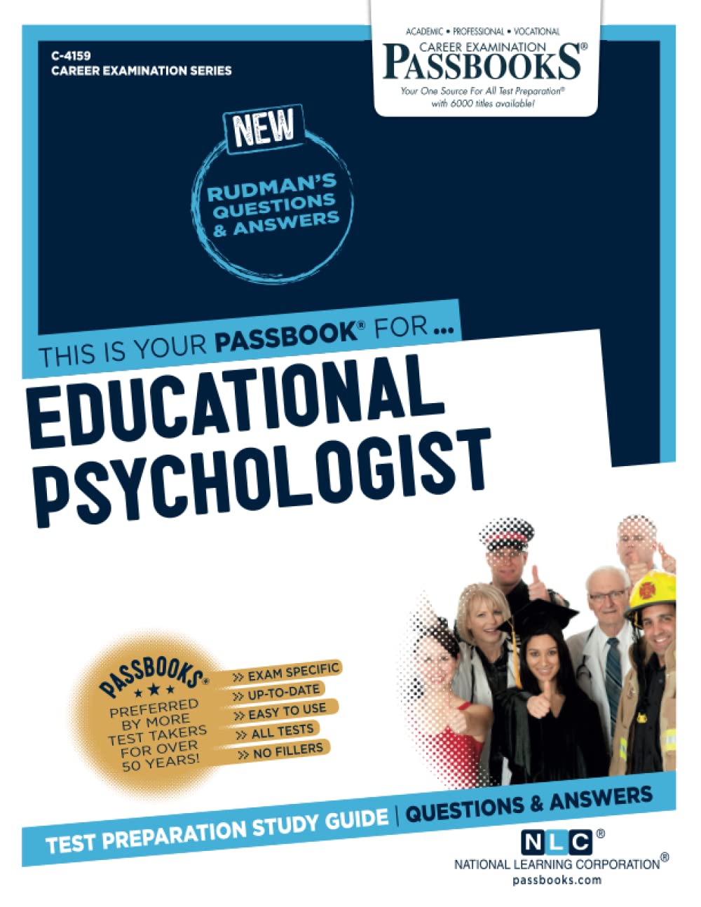 Educational Psychologist (C-4159): Passbooks Study Guide (Career Examination Series)