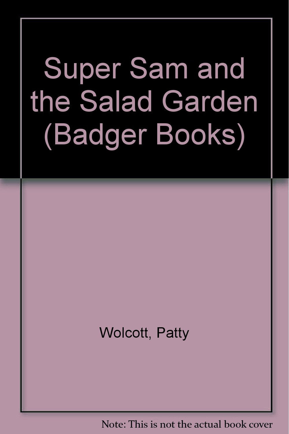 Super Sam and the Salad Garden (Badger Books)