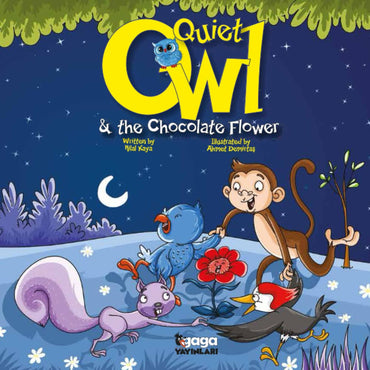 Quiet Owl and Chocolate Flower
