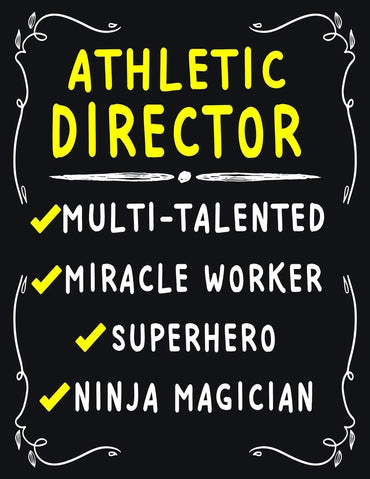 Athletic Director Multi-Talented Miracle Worker Superhero Ninja Magician: Athletic Director Weekly Monthly 2020 Planner 